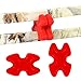 FENJANER Archery Dampener for Split Limb Bows Limb Stabilizer Limb Dampener for Compound Bowsï¼ˆ4 Pcsï¼‰ (Red)