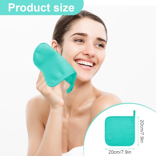 URAQT 6 Pack Face Cloths Make Up Remover - Image 2
