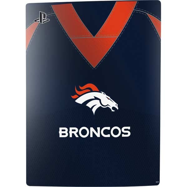 Skinit Decal Gaming Skin Compatible with PS5 Digital Edition Bundle - Officially Licensed NFL Denver Broncos Team Jersey Design