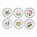 Portmeirion Exotic Botanic Garden Dinner Plate Set with 6 Assorted Motifs