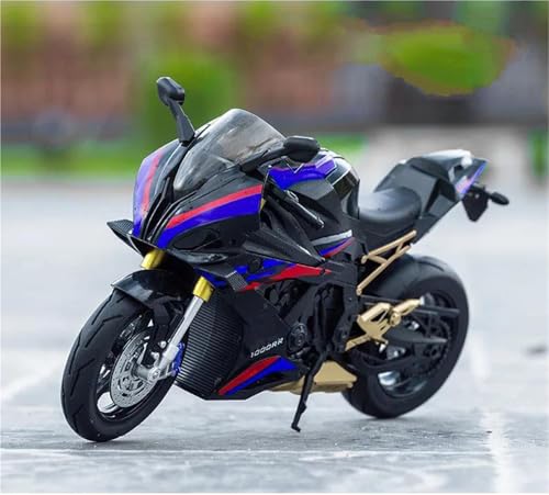 Modellino Statico In Lega Pressofusa In Scala 1:10 Per BMW S1000RR, Modello Di Motocicletta Con Suoni E Luci
