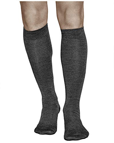 VITSOCKS 80% Merino Wollen Winter Kniekousen Heren, Warme Lange Sokken, Zacht Ademend - Afbeelding 3