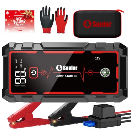 Jump Starter, Battery Jumper Starter Portable, Car Battery Jump Starter
