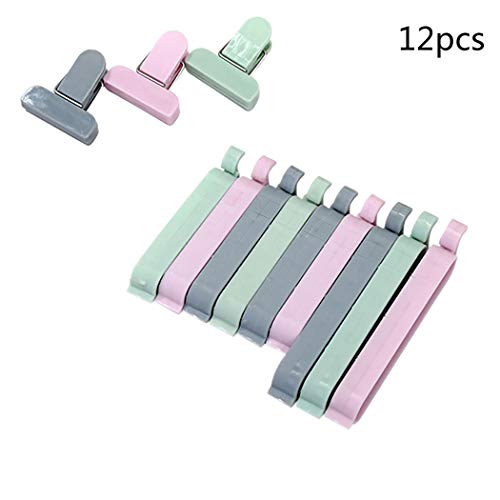 iSuperb Plastic Sealing Chip Food Bag Storage Clips Colorful for Snack and Tea