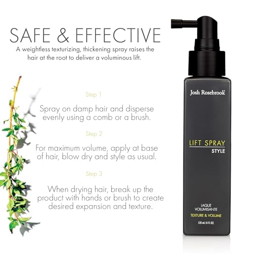 Josh Rosebrook Lift Spray para textura y volumen, 120 mL miniatura 3