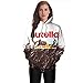 Produktbild SALUCIA Weihnachten Kapuzenpullover 3D Druck Hoodie Unisex Langarm Sweatshirt Pullover mit Kapuze Casual Pulli Langarmshirt Oberteile Top mit Kängurutasche