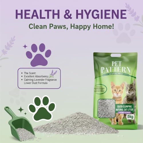 Image of DynamicSales (india) Smart Ball Bentonite Cat Litter 5kg with Scooper | Fast Clumping, Strong Odor Control, Low Dust & High Absorbency | Premium White Cat Litter Combo