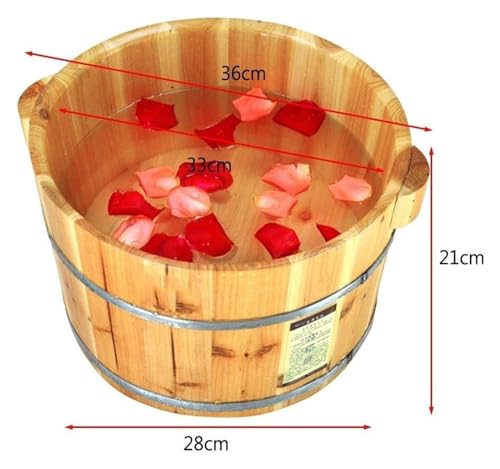 Tina de Madera para Pies Spa de Madera Maciza miniatura 5