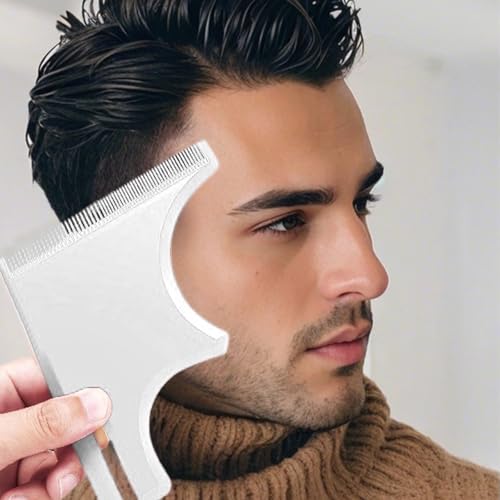 Set di modelli per barba da uomo, kit di strumenti per la to...