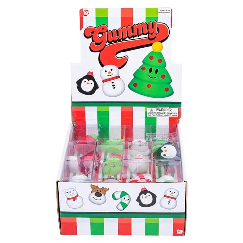 Personajes de gomitas navideños 24 piezas miniatura 4