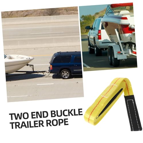Élingue robuste pour levage industriel sangle jaune Vaguelly - 4