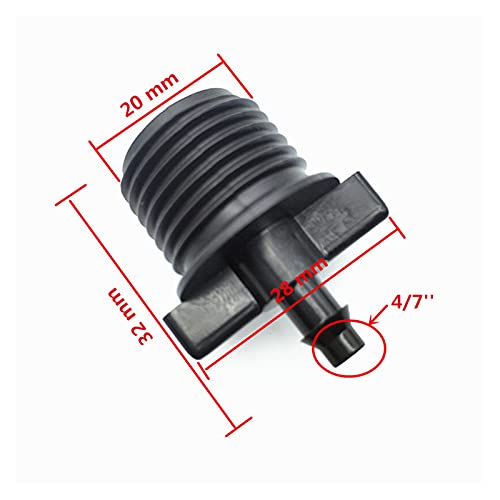 Piezas de conexión de manguera de 1/2 a 4/7 mm de alta resistencia para riego 3