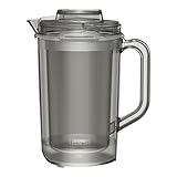 THERMOS(サーモス) サーモス 透明2重ドリンクピッチャー TPJ-1601 ブラック