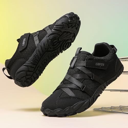 Image of UBFEN Kids Barefoot Shoes Zero Drop Wide Toe Box Sneakers for Boys Girls | Hook&Loop, Lightweight, Breathable, Suitable for Hiking, Walking, Tennis, Running, Daily Wear, Toddler, Little Kid, Big Kid