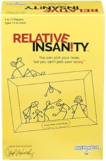 Relative Insanity -- Hilarious Party Game -- From Comedian Jeff Foxworthy -- Ages 14+ -- 4+ Players