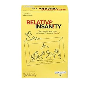 Relative Insanity — Hilarious Party Game — From Comedian Jeff Foxworthy — Ages 14+ — 4+ Players
