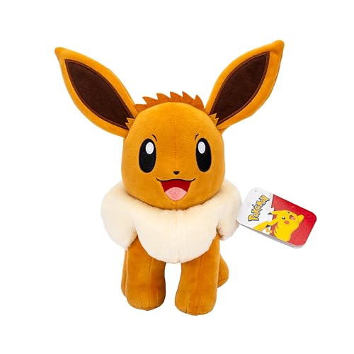 Pokémon Peluche Eevee - Peluche suave de 12 pulgadas con detalles auténticos Pokémon Peluche Eevee - Peluche suave de 12 pulgadas con detalles auténticos