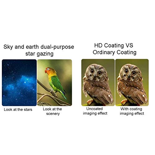 HONTIN Teleskope für Astronomie-Anfänger, Spiegelteleskop für Kinder, vollständig beschichtete Glasoptik… – Bild 8