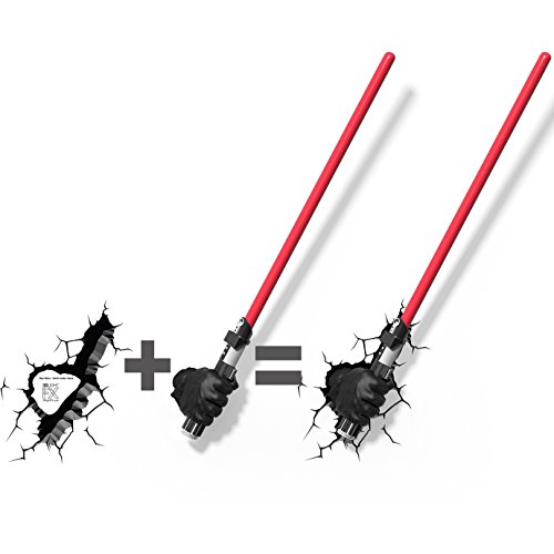 3Dlightfx Star Wars Darth Vader Hand With Lightsaber 3D Deco Light #TOP3