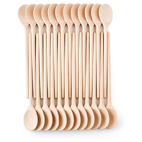 Mr.Woodware Küchenlöffel aus Holz, 25cm langer Griff Cover
