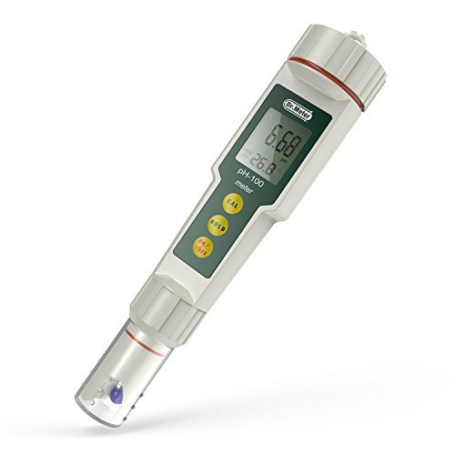 Ph Meter, Dr.meter PH100 0.01 Resolution High Accuracy...