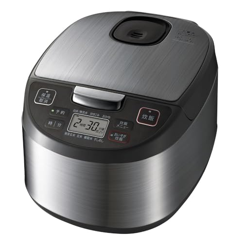 炊飯器 5.5合 黒厚釜 球面炊き シルバー DGDFG80