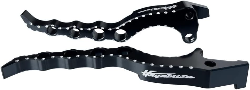 Motorcycle Accessories Engrave Logo Brake & Clutch Hand Levers Set Compatible with Suzuki GSXR1300 Hayabusa 1999-2020