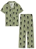Umeyda Boys Pajamas, Short Sleeve and Long Pants, 2 Pcs PJ Set Kid Sleepwear Button-Up Classic & Comfy...