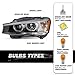 SOCKIR HID/Xenon w/AFS Type Fit for 2015-2018 BMW X3/X4 Headlight Assembly Replacement w/LED DRL, OE Style Projector Factory Headlamp Left Driver Side