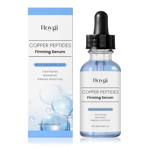 Copper Peptide Serum, anti-aging gezichtsserum, vermindert fijne lijntjes en rimpels, verstevigt de huid (29 ml)
