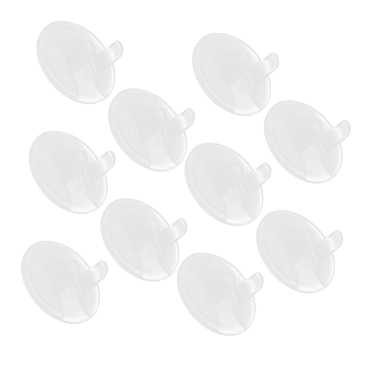 Toyvian 10pcs Babyproof Outlet Covers Safety Plug Socket Protectors for Electrical Outlets