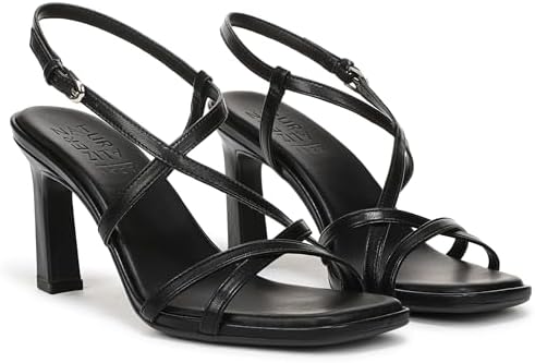 Naturalizer Women's Sanza Heeled Sandal Black 6 M — view 6