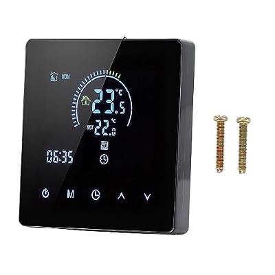 Programmable Smart Thermostat, Touchscreen LCD Display with Accurate Temperature Control for Home Office Shopping Malls AC 90V-240V 4500W
