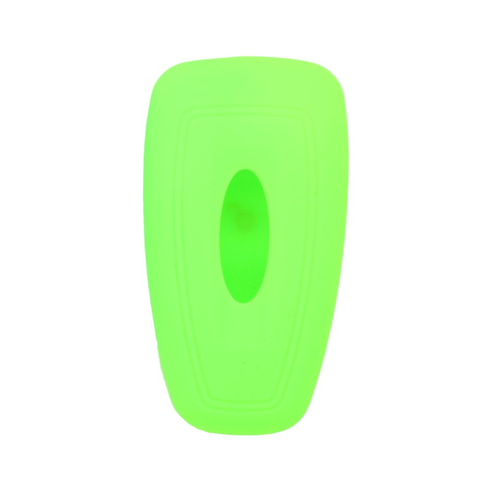 BROVACS Silicone Cover Protector Case Holder Skin Jacket Compatible with FORD Focus 3 Button Flip Remote Key Fob CV9704 Light Green - Image 2