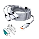 【Transfert Rapide et Chargement Simultané】: Profitez de vitesses de transfert jusqu’à 480 Mbps et d’une puissance de sortie jusqu’à 1,5 A par port grâce à ce multi port usb. Vous pouvez charger vos appareils tout en transférant des fichiers, offrant un multitâche fluide et efficace, sans perte de performance