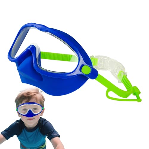 Lunettes anti-étouffement pour piscine enfants avec jupe réglable souple