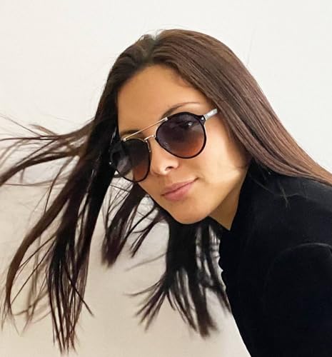 Velvet Eyewear Womens Aviator Sunglass Style Jesse in Black- 100% UV Protection - Designed for Women - Designed in the USA, Medium2