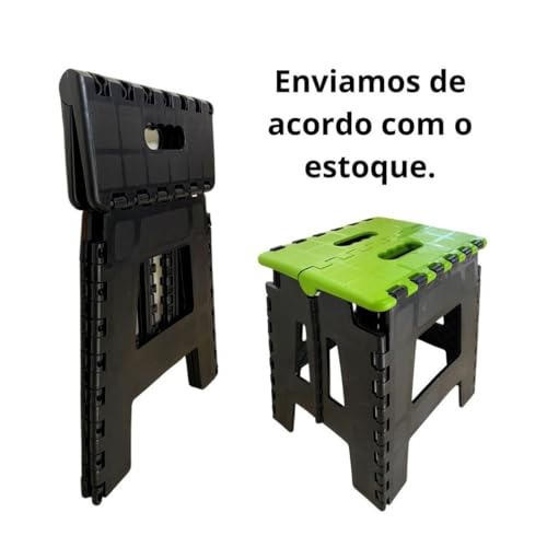 Banco De Plástico Dobrável Resistente Banqueta Dobrável Banquinho Resistente Multiuso