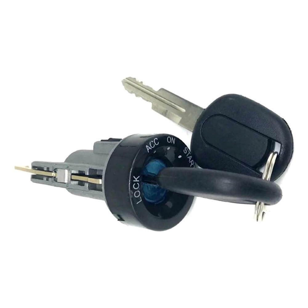 Zhjlut One Color Car Lock Cylinder Compatible With Chevrolet For Lova Car Ignition Lock Cylinder Barrel With 2Pcs Key