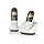 Siemens Gigaset A490 Duo Cordless Phone (White)
