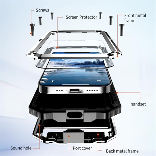 Coque iPhone 16e antichoc avec support et vitre intégrée - 4