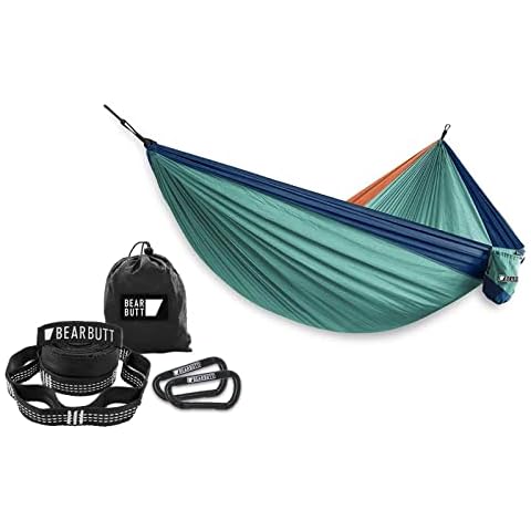Bear Butt Double Camping Hammock and Bear Butt Kodiak Hammock Straps Bundles. Cover