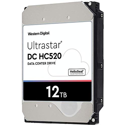Image of Western Digital 12TB Ultrastar DC HC520 SATA HDD - 7200 RPM Class, 256MB Cache, SATA 6 Gb /s, 3.5 inch (HUH721212ALE604)