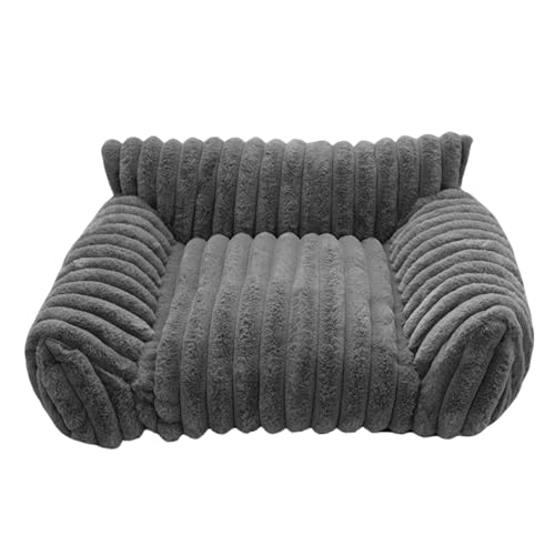 Genérico Sofás Cama para Mascotas - Sofá Mascotas Peluche,Cómodo Sofá Cama Elevado para Gatos y Perros para Coche Dormitorio Apartamento Viaje Patio