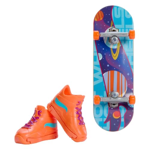Skateboard Hot Wheels Gimme Space avec tennis : jouet Mattel enfant 5 ans