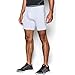 Under Armour Men's HeatGear Armour Compression Shorts w/ Cup Pocket, White/Graphite, Small