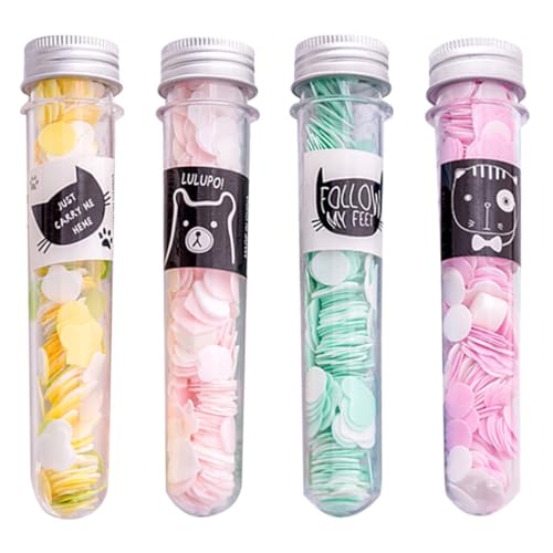 EXAOMBLE 4 Piezas Jabón Desechables Portátiles Jabón Papel para Lavado de Manos para y Actividades Aroma y de Usar