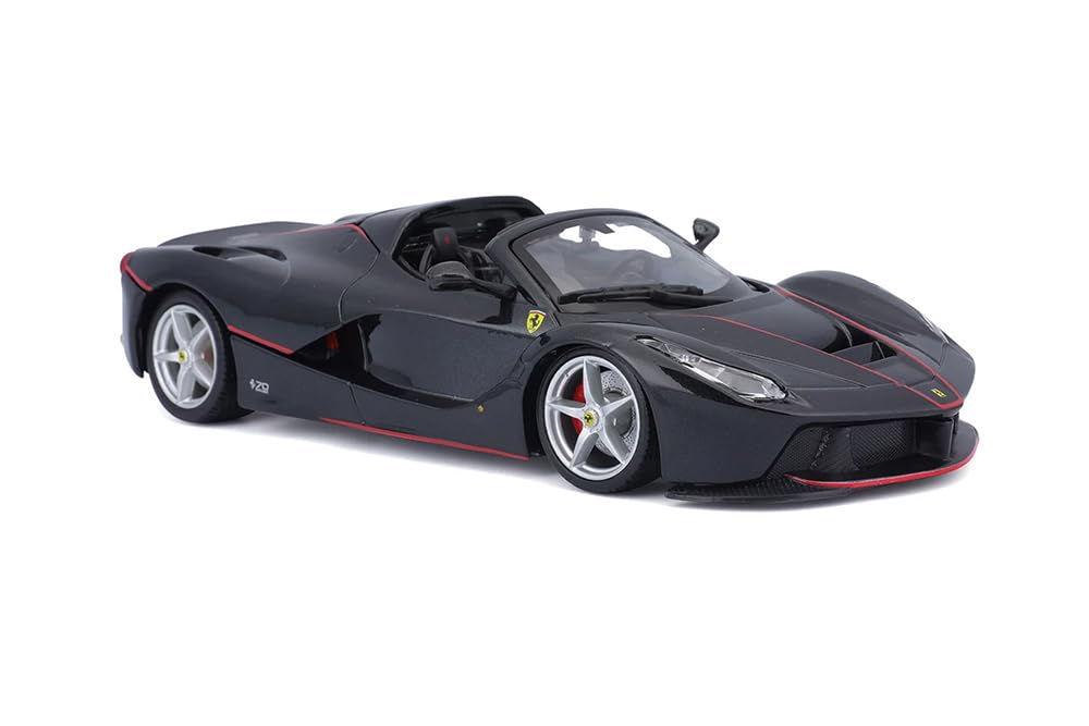 Ferrari ミニカー 24台セット Amazon | フェラーリ ラフェラーリ F70 アペルタ ブラック 1/24