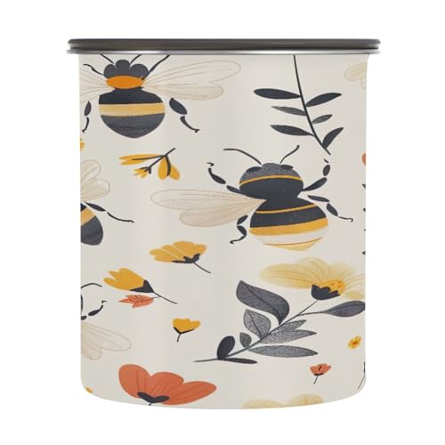 Contenedor de café al vacío sin aire Qilmy acero inox 30oz