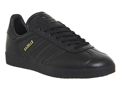 adidas Gazelle, Zapatillas Unisex adulto, Core Black Gold Metallic, 41 1/3 EU